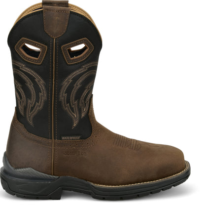 Justin Mens Slickline 11" Nano Comp Waterproof Boots