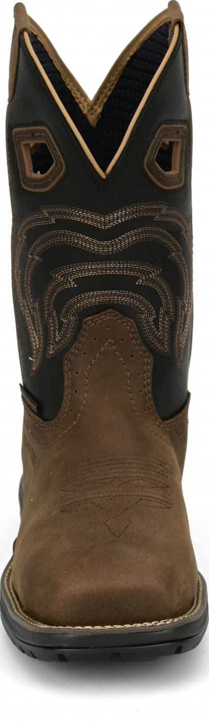 Justin Mens Slickline 11" Nano Comp Waterproof Boots