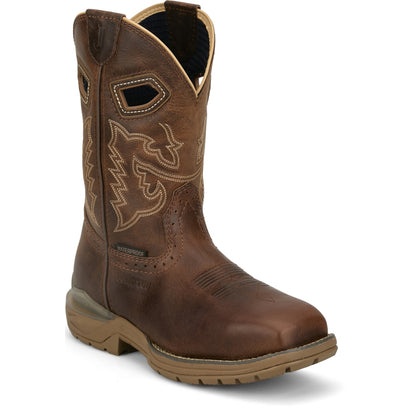 Justin Mens Oilpatch 11" Waterproof Comp Toe Boots