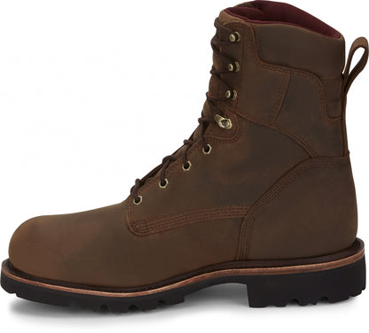 Chippewa Mens Super DNA 8" Waterproof Steel Toe Insulated Boots