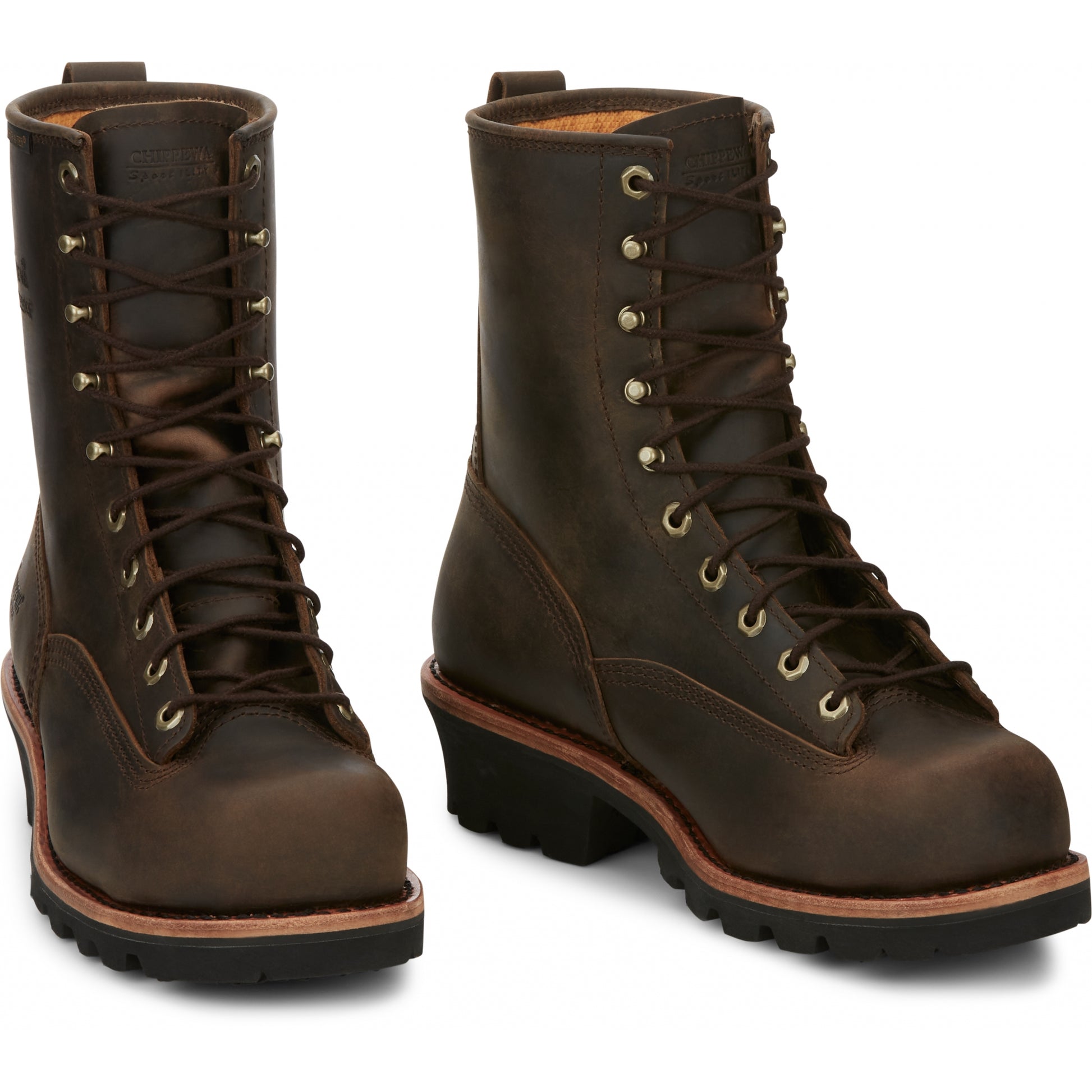 Chippewa Mens Paladin 8" Waterproof Insulated Steel Toe Logger Boots