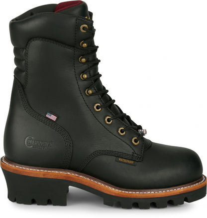 Chippewa Mens Super Logger 9" Waterproof Insulated Steel Toe Boots