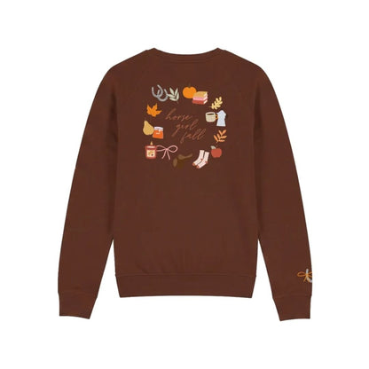 Dapplebay Kids Horse Girl Fall Sweatshirt