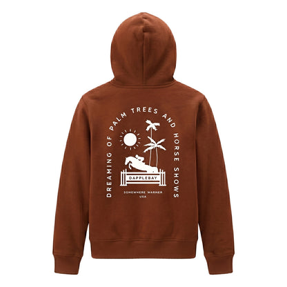 Dapplebay Kids Palm Trees & Horse Shows Hoodie