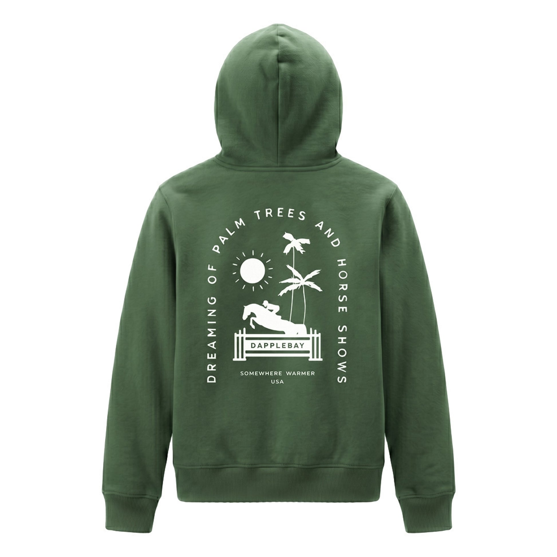 Dapplebay Kids Palm Trees & Horse Shows Hoodie