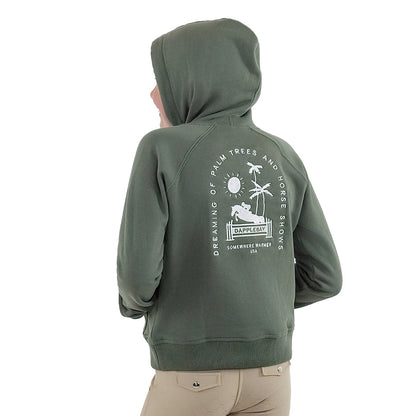 Dapplebay Kids Palm Trees & Horse Shows Hoodie