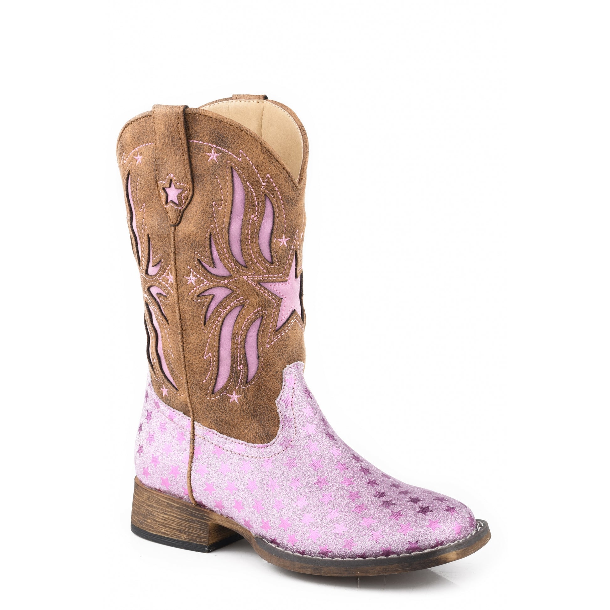 Roper Little Kids Glitte Underlay Boots