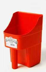 Enclosed Feed Scooper For Feed Or Seed 3 Qt Red