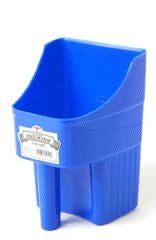 Enclosed Feed Scooper For Feed Or Seed 3 Qt Red