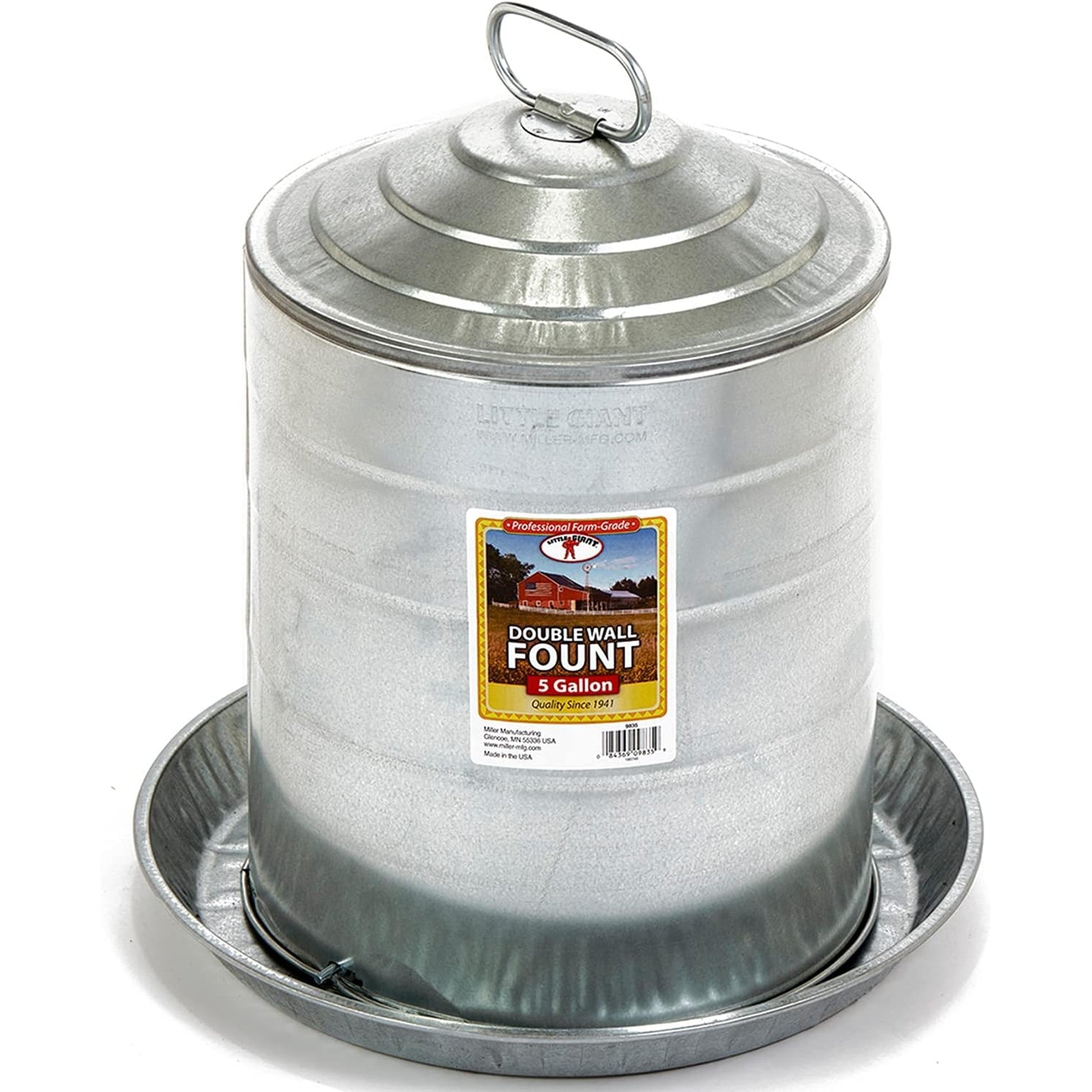 Galvanized Double Wall Founts