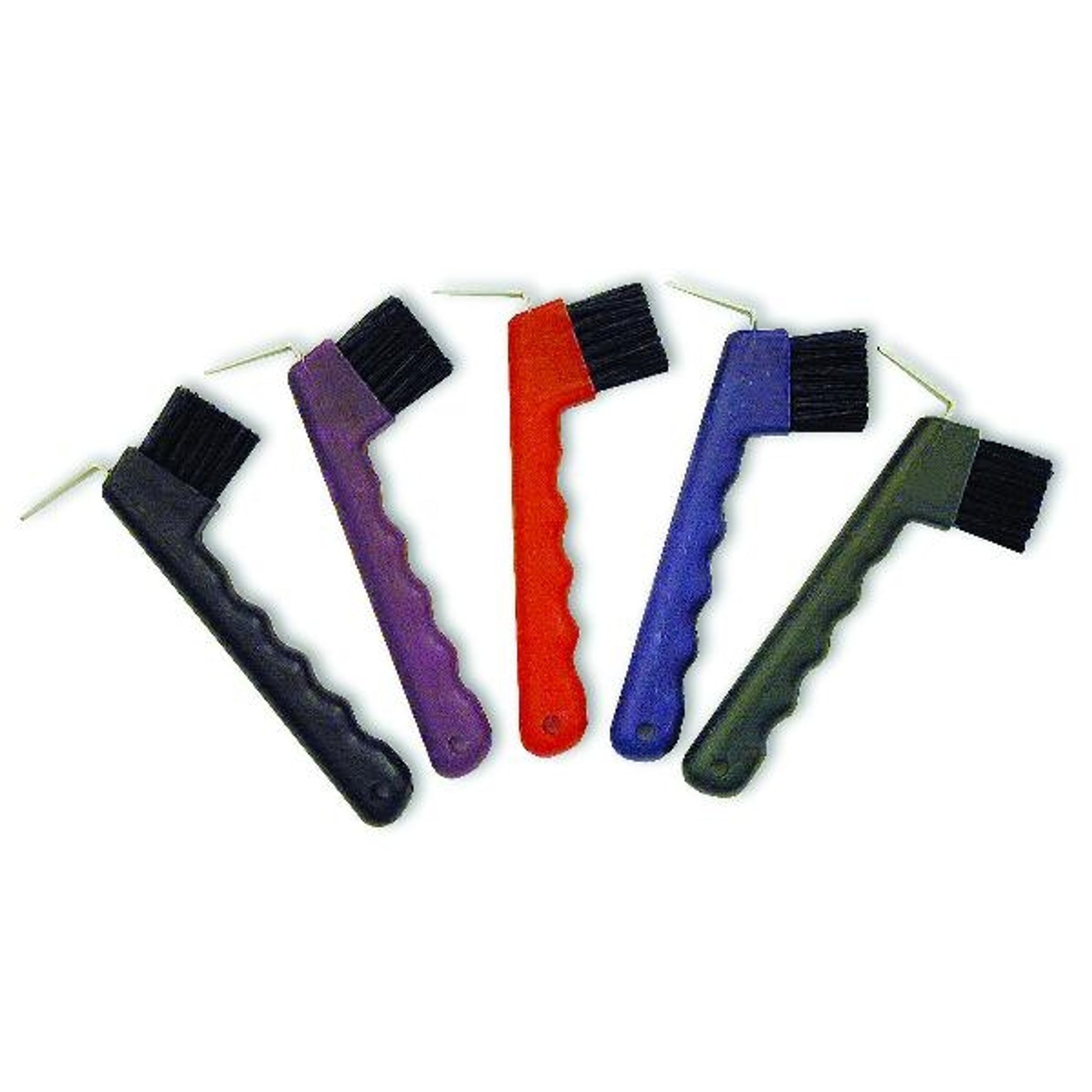 All In One Hoof Pick With Brush Black
