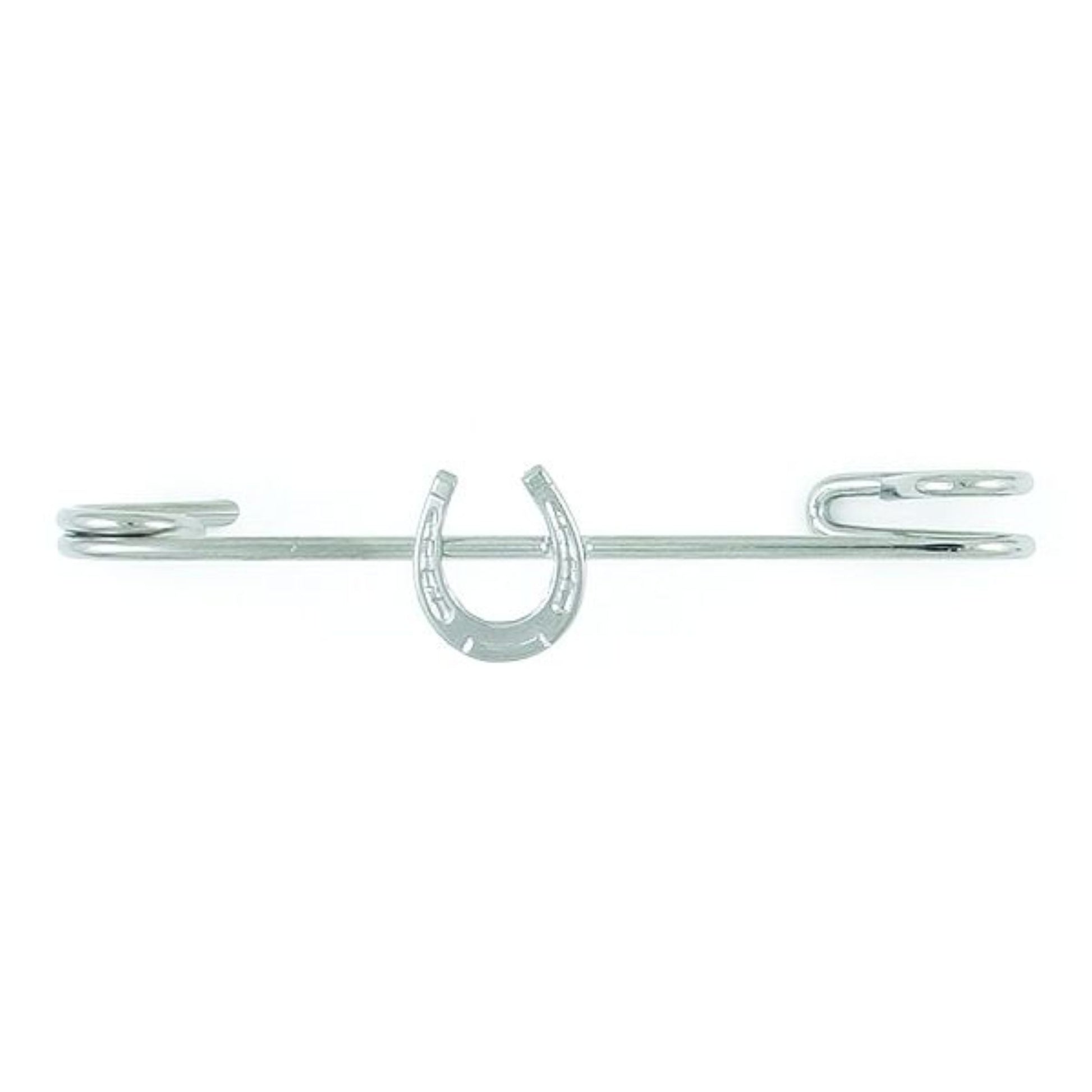 Finishing Touch Horseshoe Stock Pin 3In Slv Finish