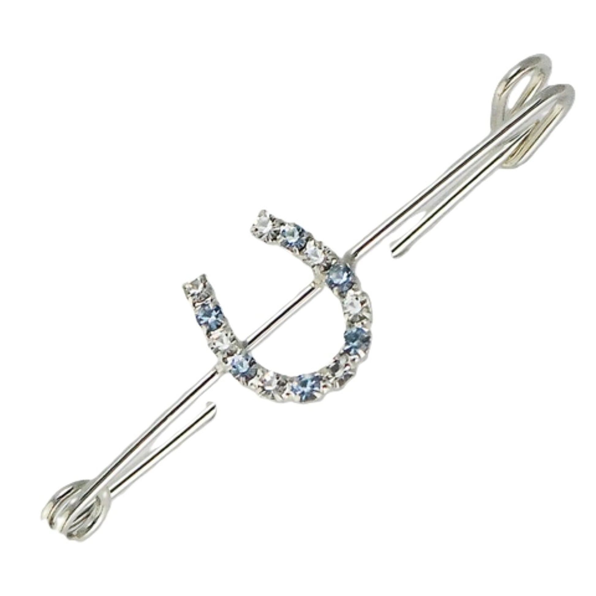 Finishing Touch Crystal Stock Pin Light Sapphire