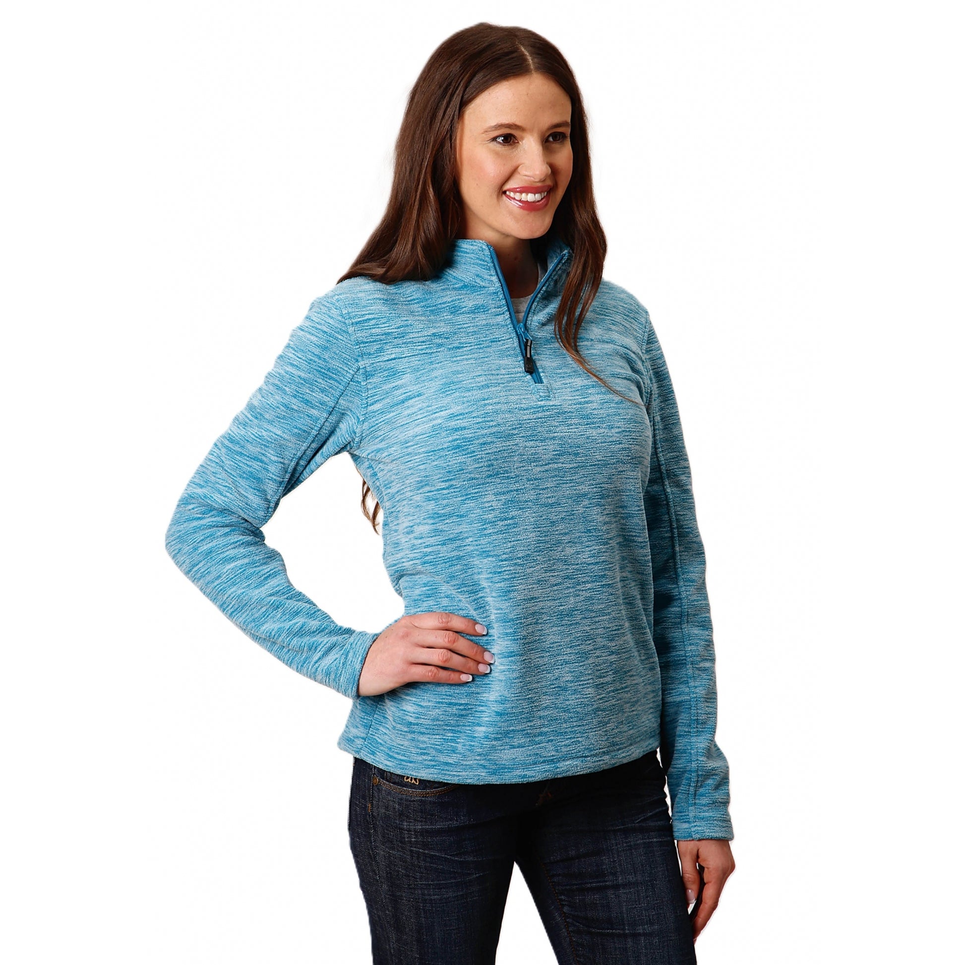 Roper Ladies Fleece 3/4 Sleeve Pullover