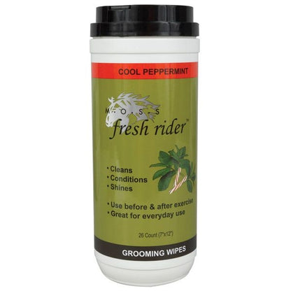M.O.S.S Fresh Ridertrade Grooming Wipes - 26 Count