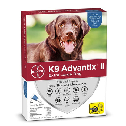 K9 Advantix II for Dogs 4 Month Supply