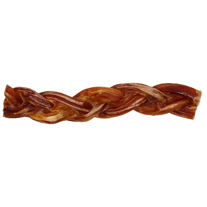 Smokehouse Single Braided Pizzle Dog Treat
