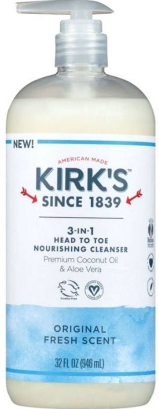 Kirks Natural Coco Castile Liquid Soap With Pump