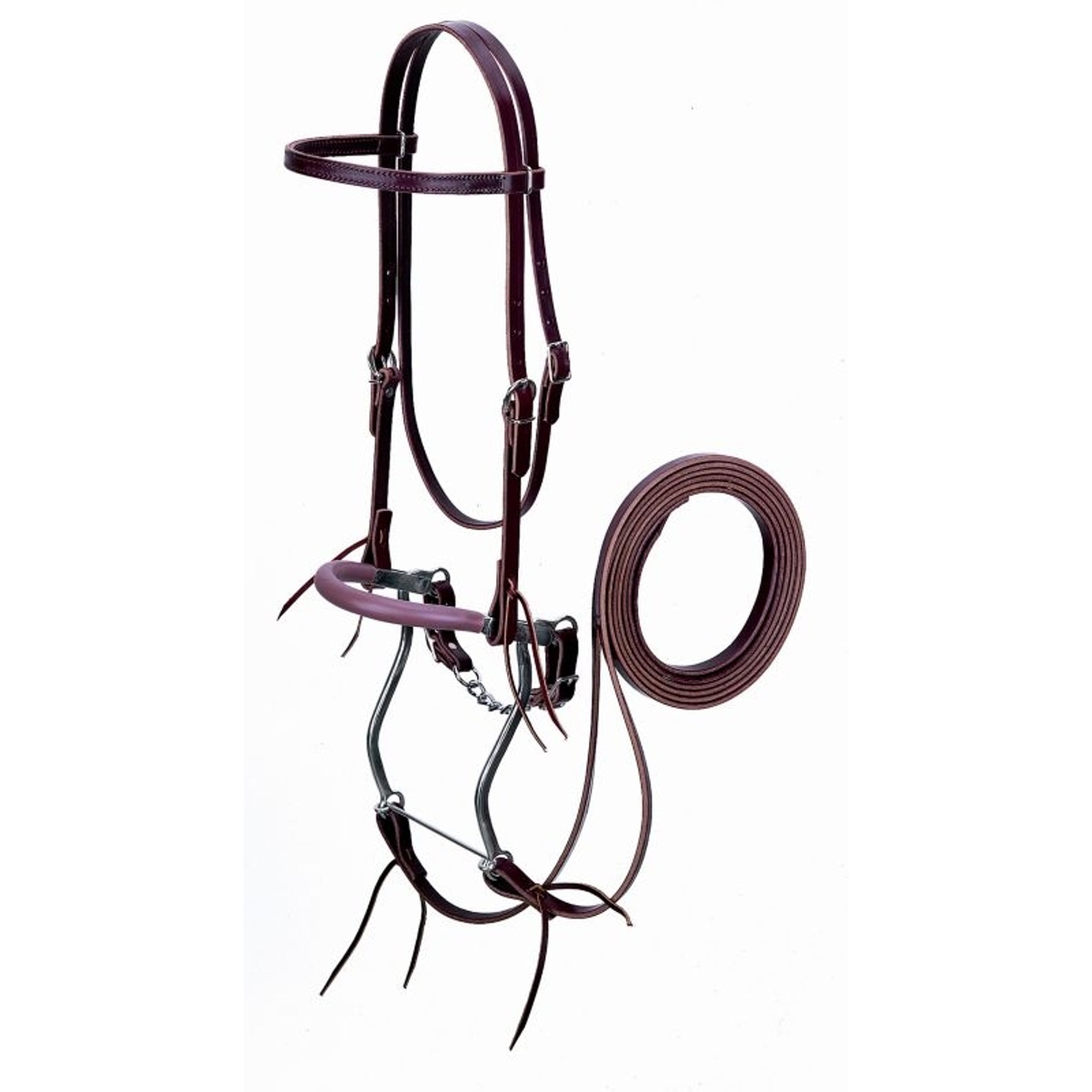 Weaver Latigo Leather Hackamore Set