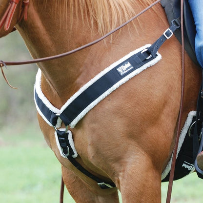 Cashel Nylon Fleece Lined Straight Breast Collar