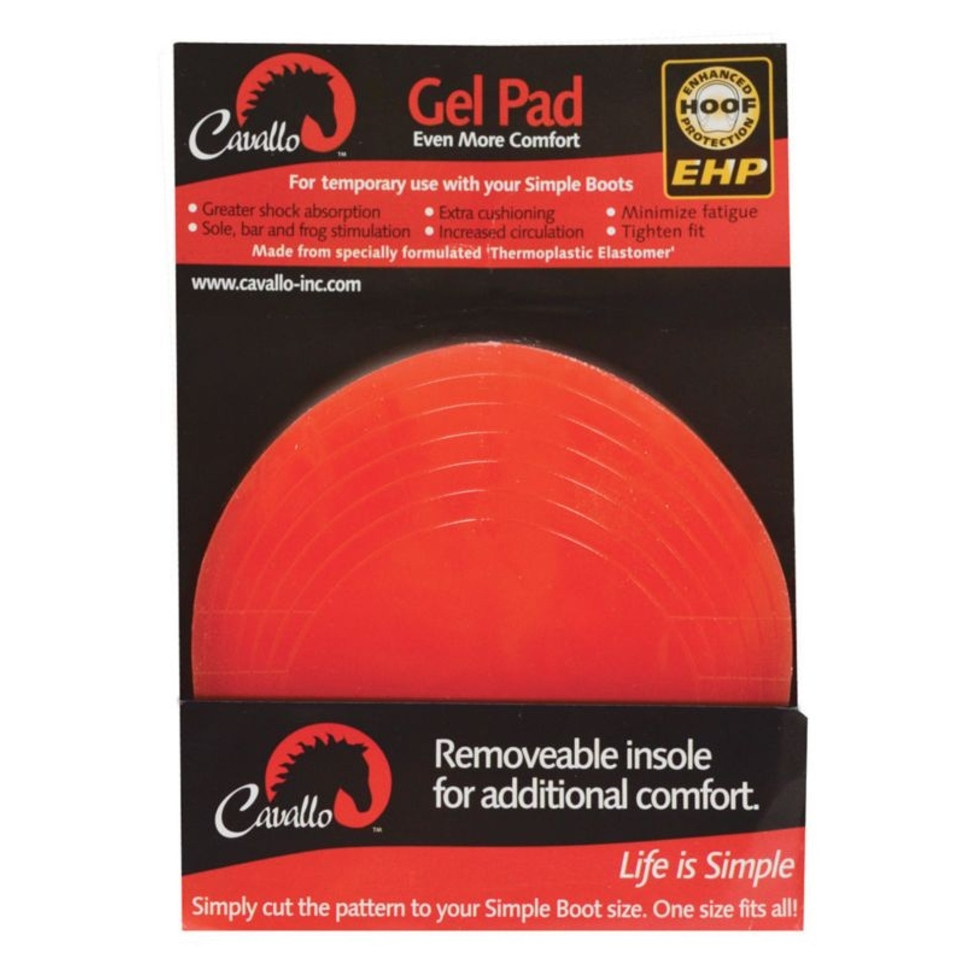Cavallo EHP Gel Boot Pads 2-Pack