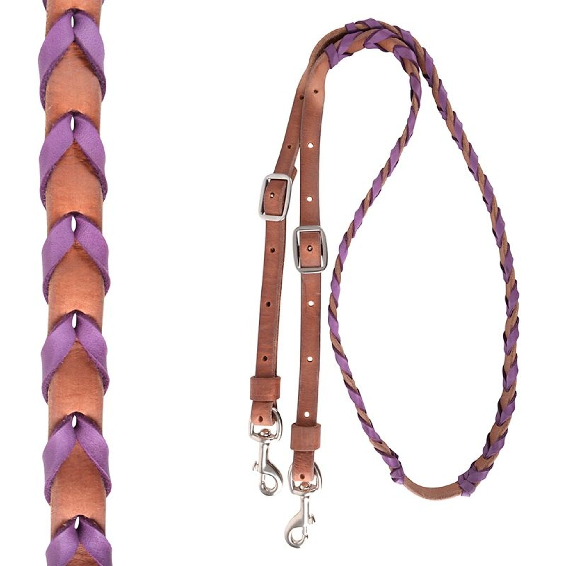 Martin Saddlery Laced Harness Barrel Reins