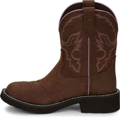 Justin Ladies Gypsy Gemma 8in Round Toe Boots