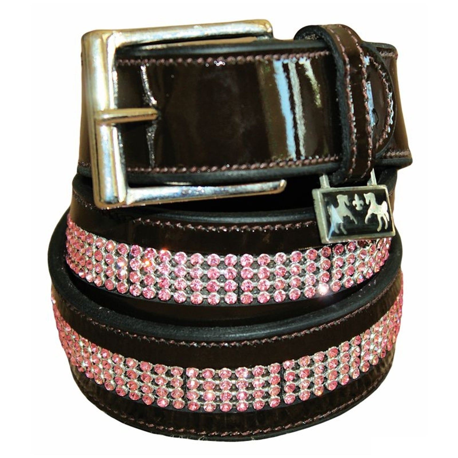 Equine Couture Bling Patent Leather Belt