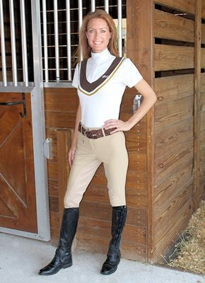 Ribb Wide Waistband FS In Lowrise Breech 24 Brn