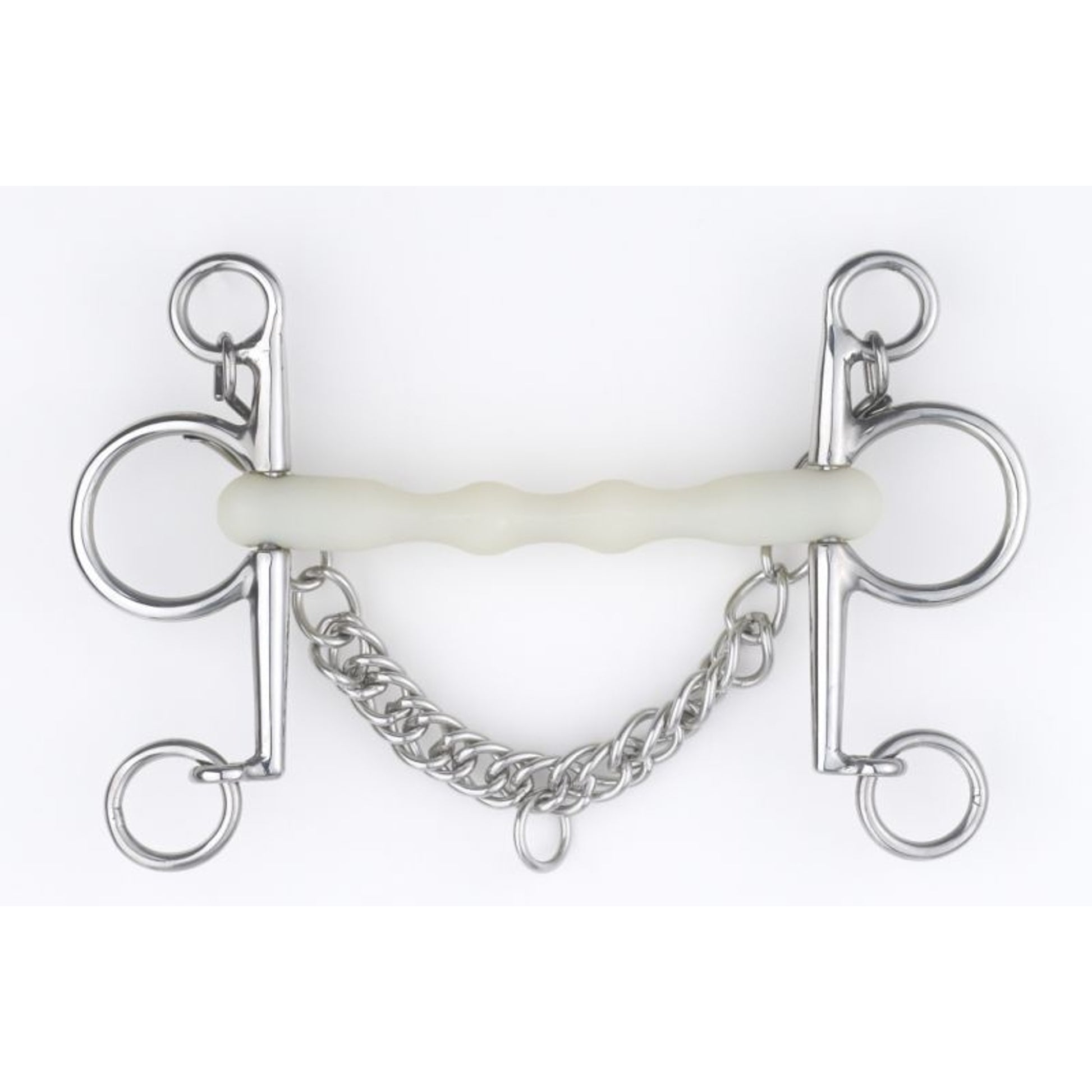 Happy Mouth Pelham Bit with Shaped Mouth