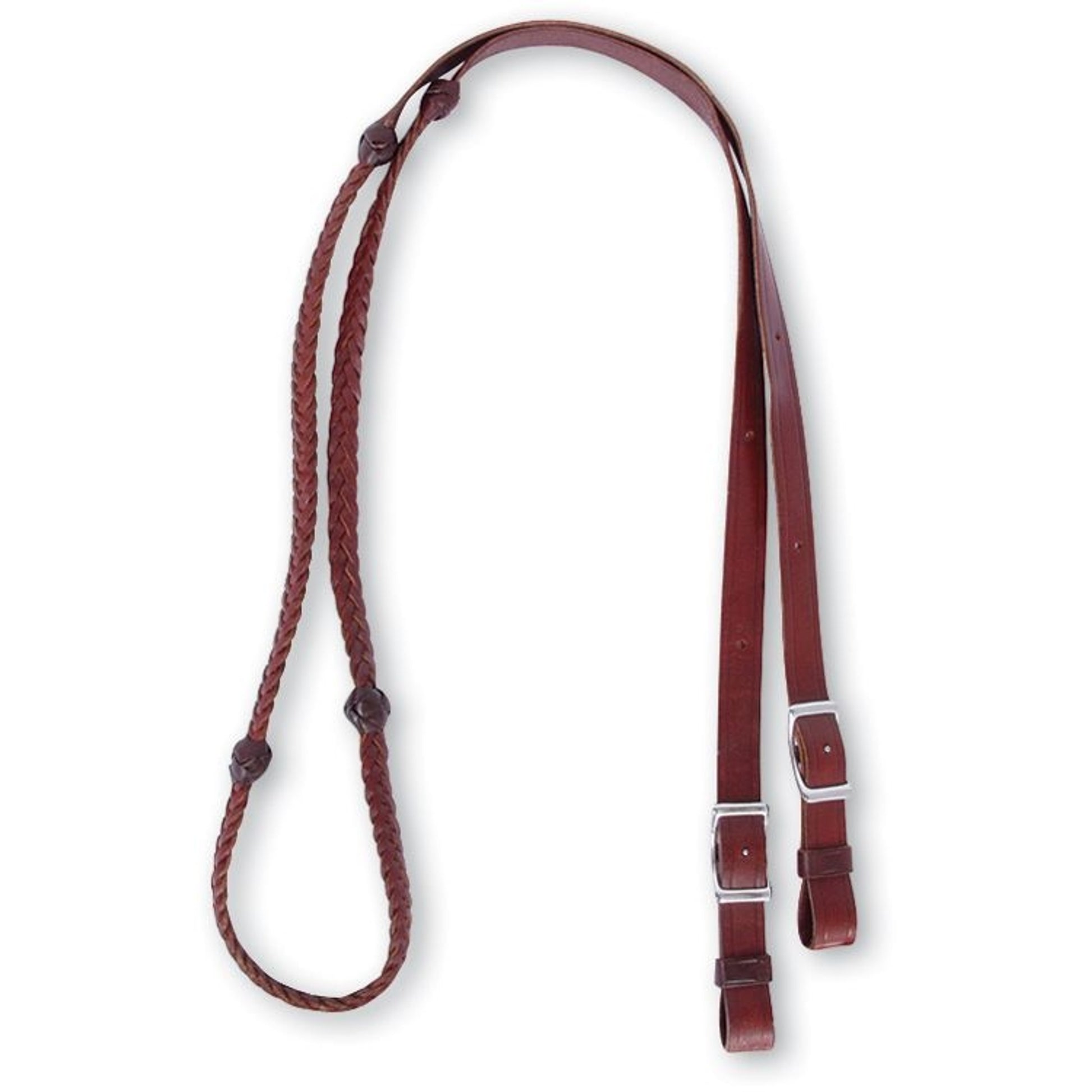 Martin Latigo 5-Plait Knotted Barrel Rein
