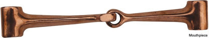 Bob Avila Copper Fishback Snaffle O-Ring Bit