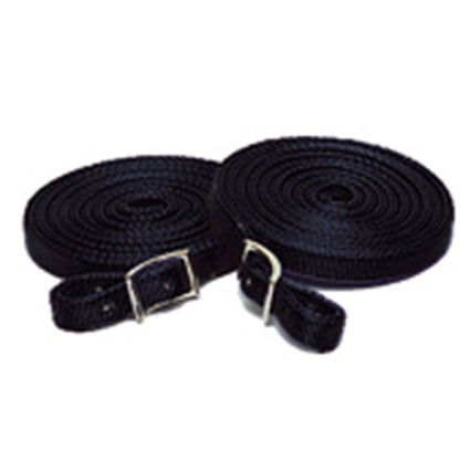 Fabtron Doubled Nylon Split Reins 7FT Red