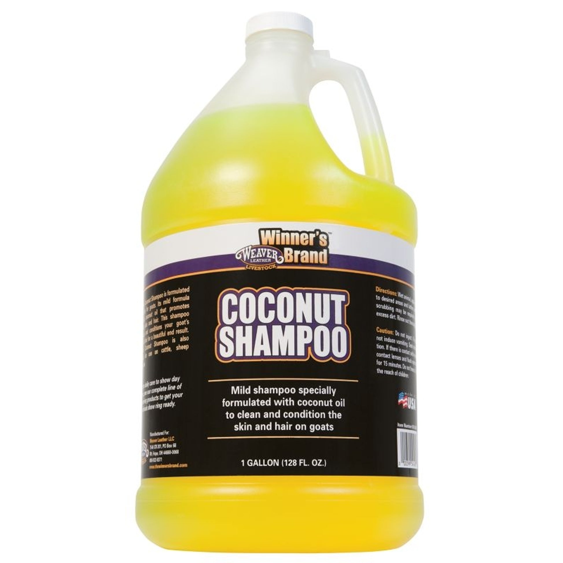 Weaver Winners Brand Coconut Shampoo