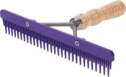Fluffer Comb with Wood Handle/Replace Blade