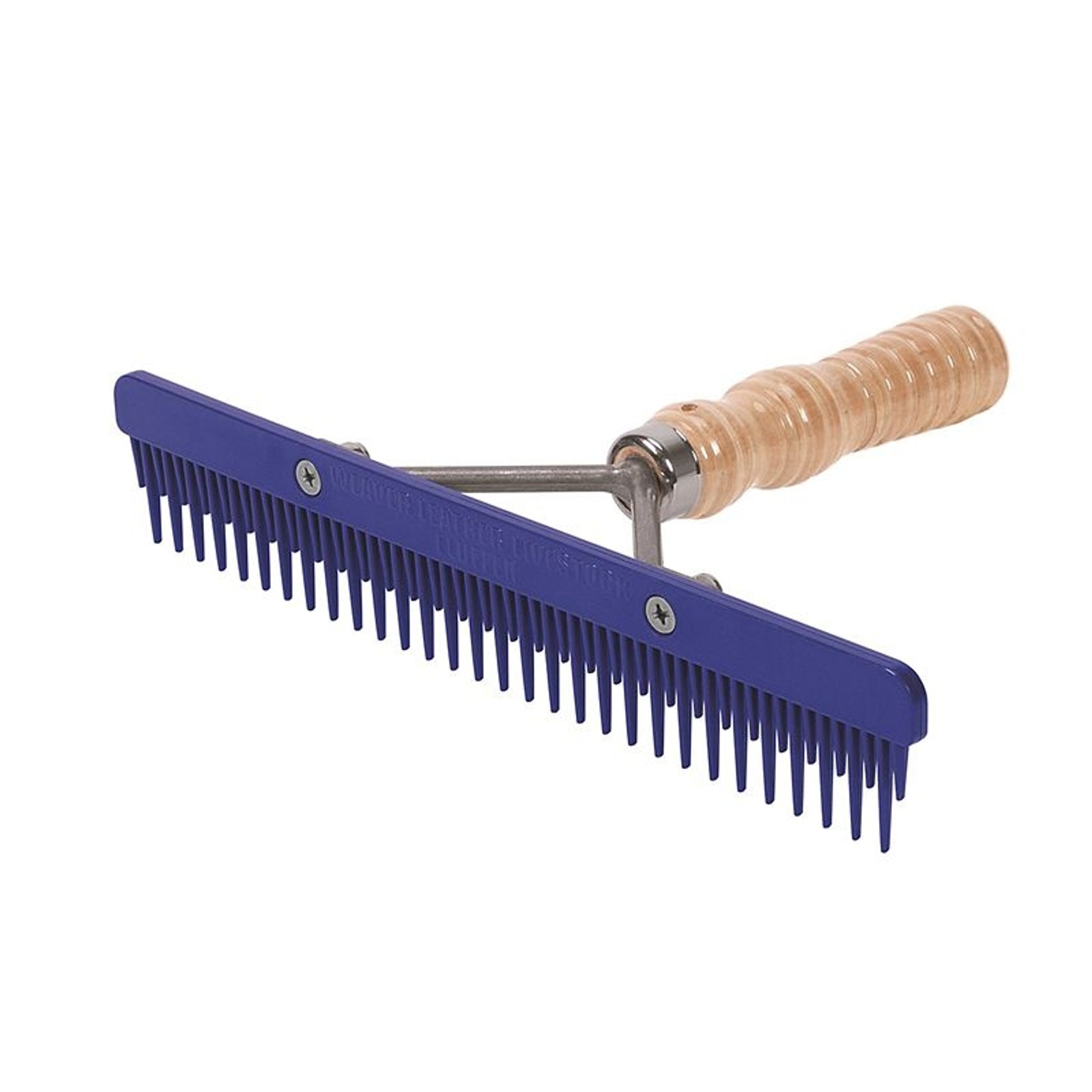 Fluffer Comb with Wood Handle/Replace Blade