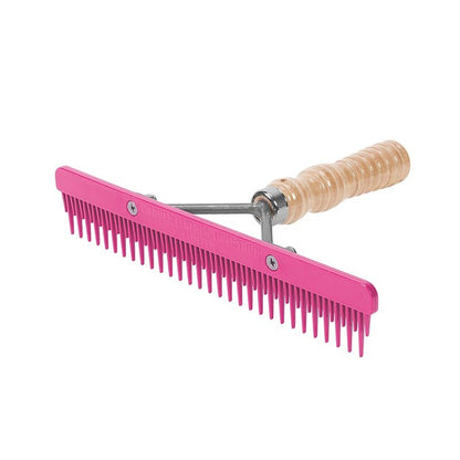 Fluffer Comb with Wood Handle/Replace Blade