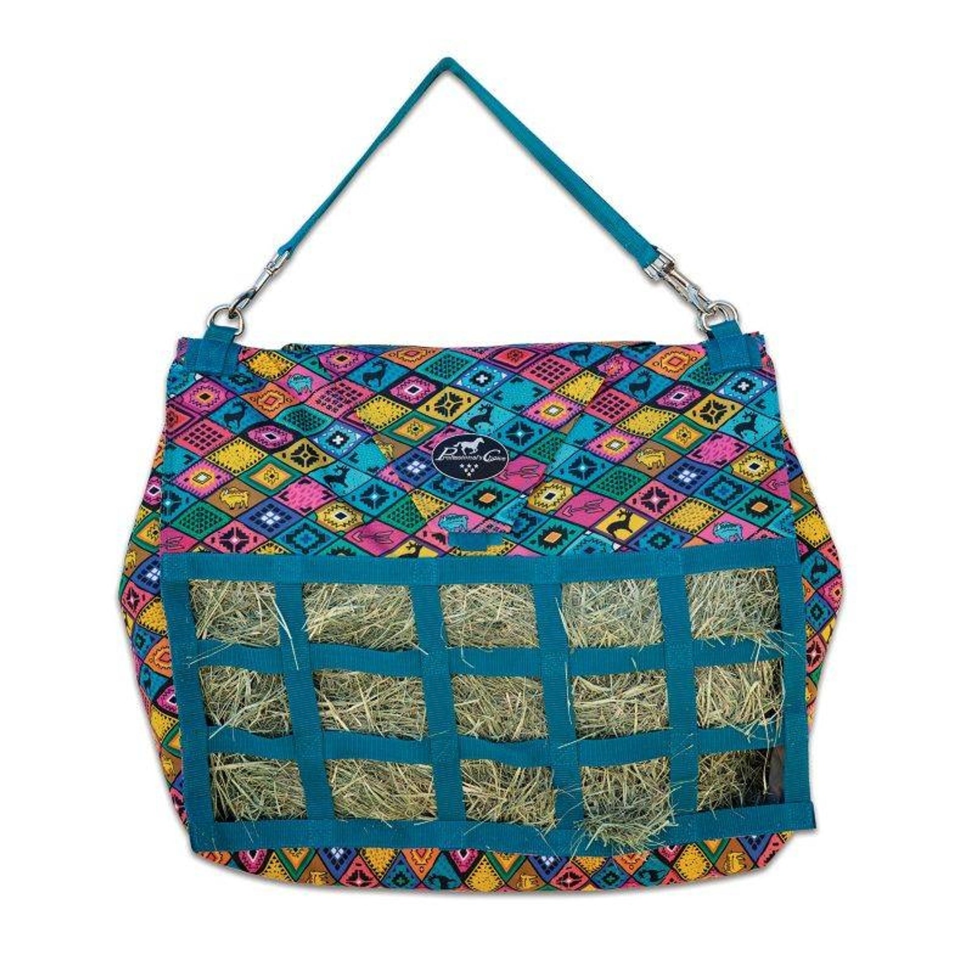 Pro Choice Medium Feed Hay Bag Southwestern Green