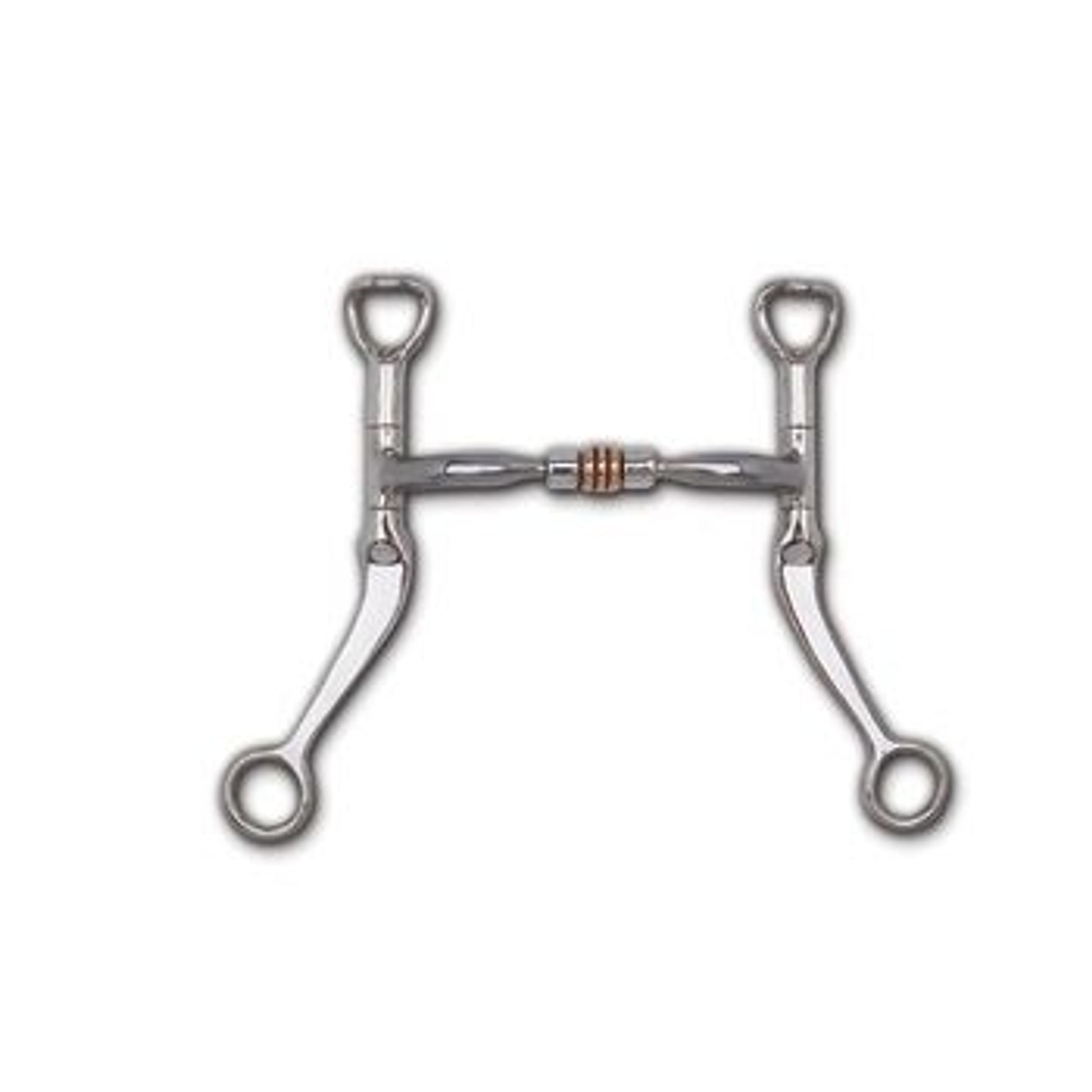 Myler 7 Flat Shank Snaffle Copper Roller