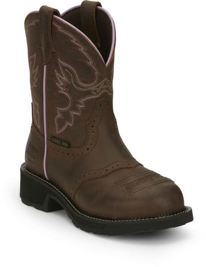 Justin Ladies Gypsy Wanette Steel Toe Work Boots