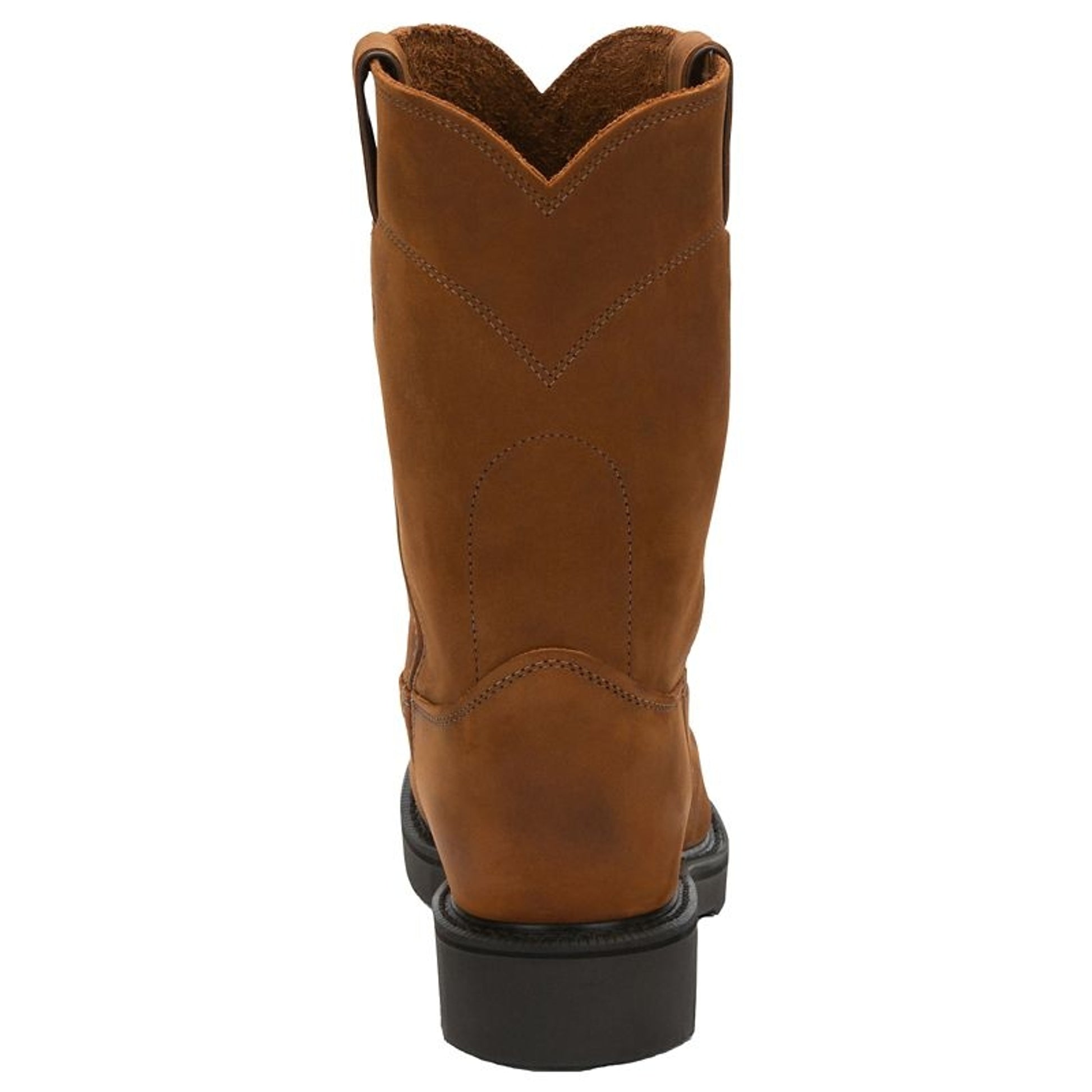 Justin Mens Dbl Cmfrt Pull On Work Boots