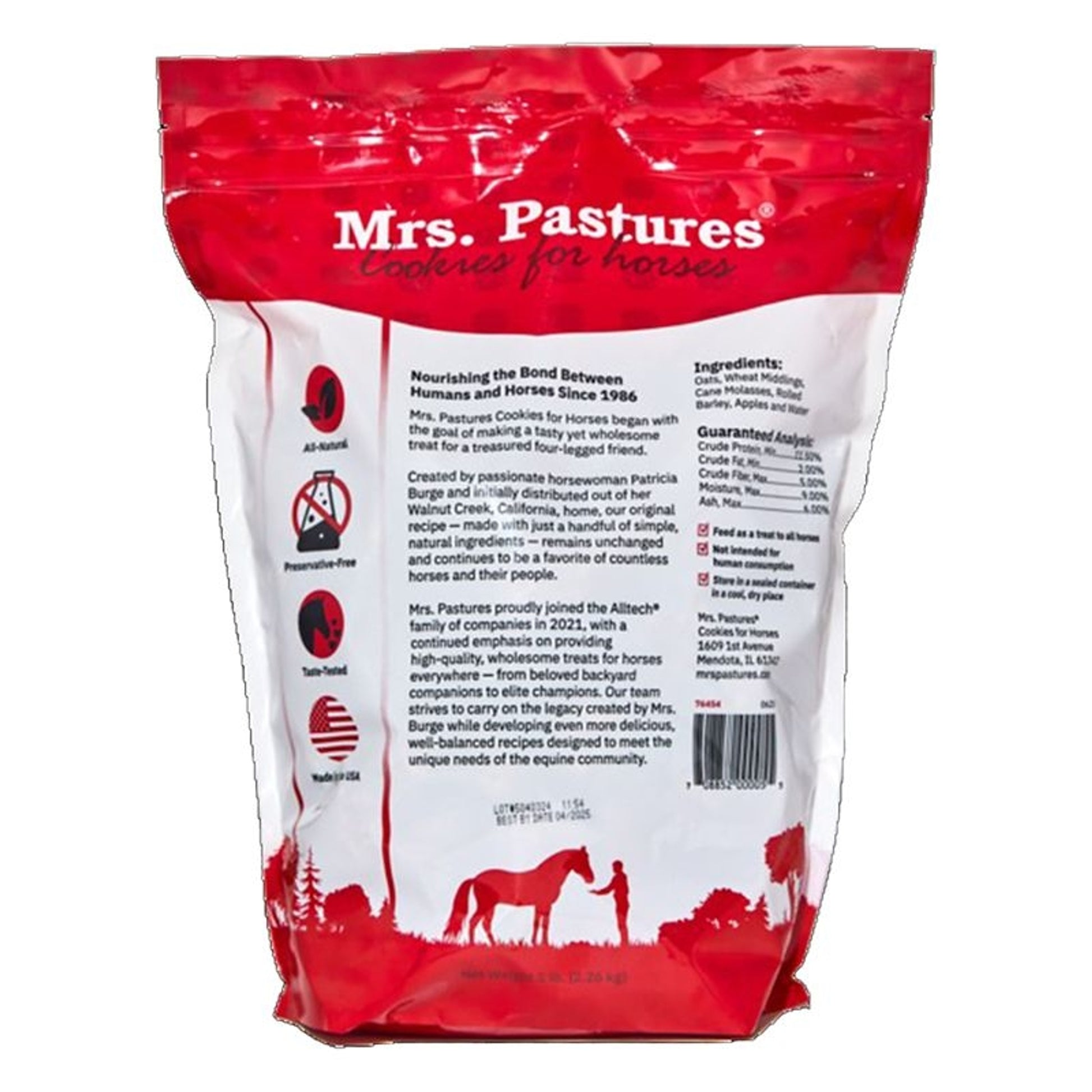Mrs. Pastures Cookies for Horses