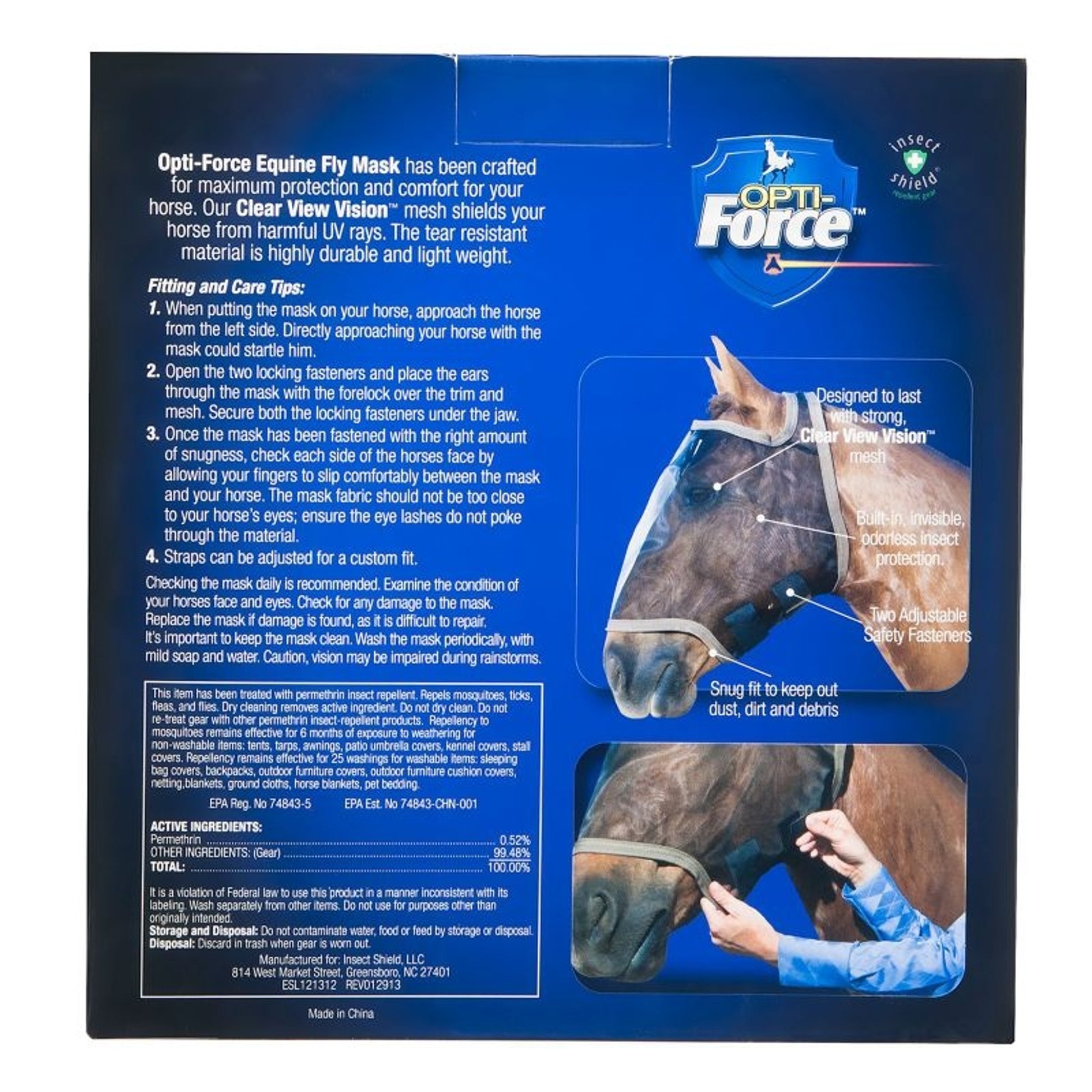 Manna Pro Opti-Force Fly Mask