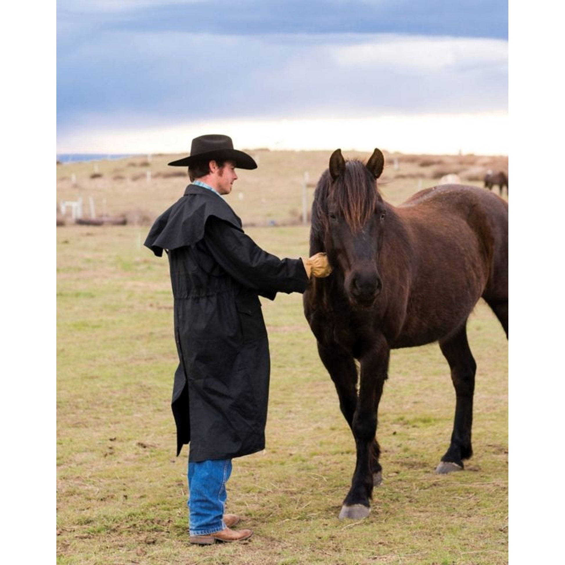 Outback Trading Stockman Duster X-Small Black