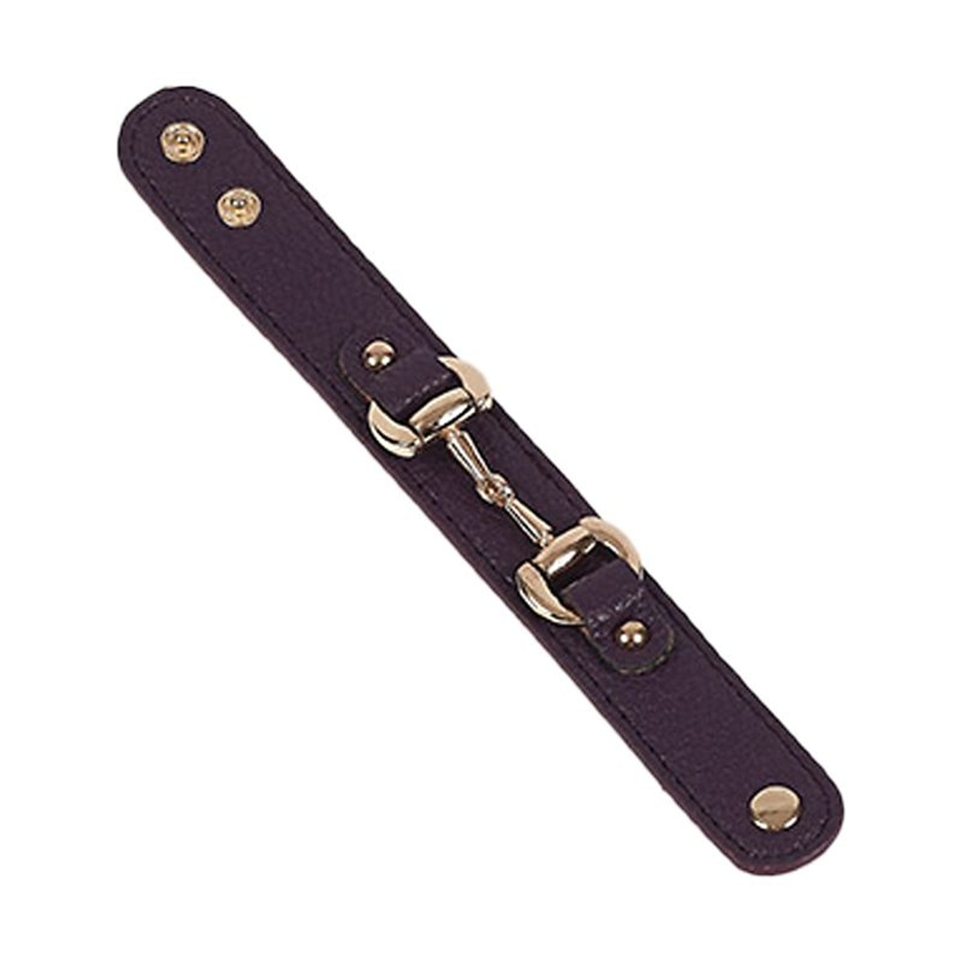 Awst Intftl Leather Snaffle Bit Bracelet Beige