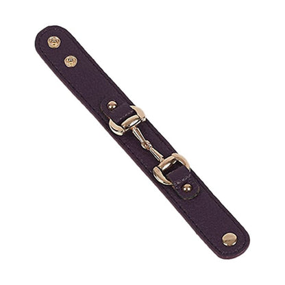 Awst Intftl Leather Snaffle Bit Bracelet Beige