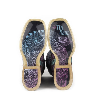 Tin Haul Ladies Chevron Square Toe Boots