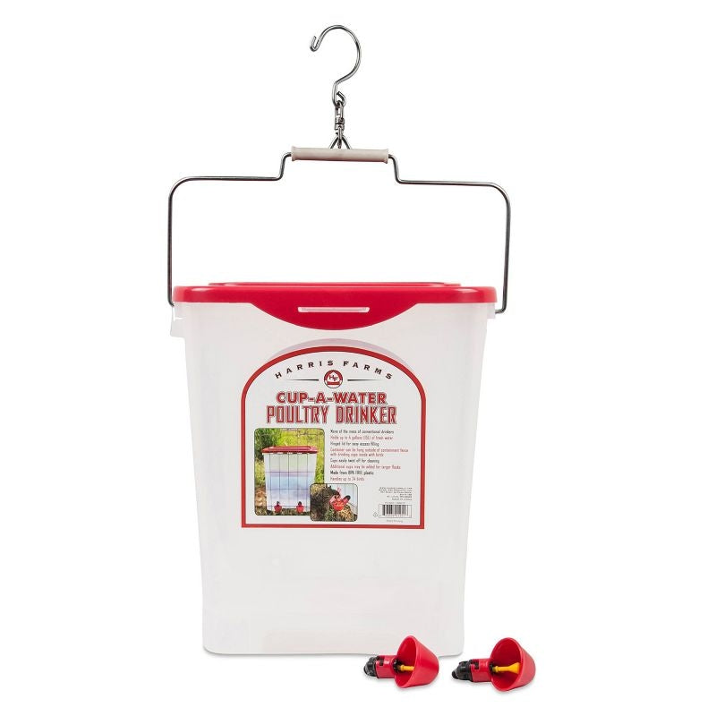 Harris Farms 4 Gallon Watering Cup Drinker