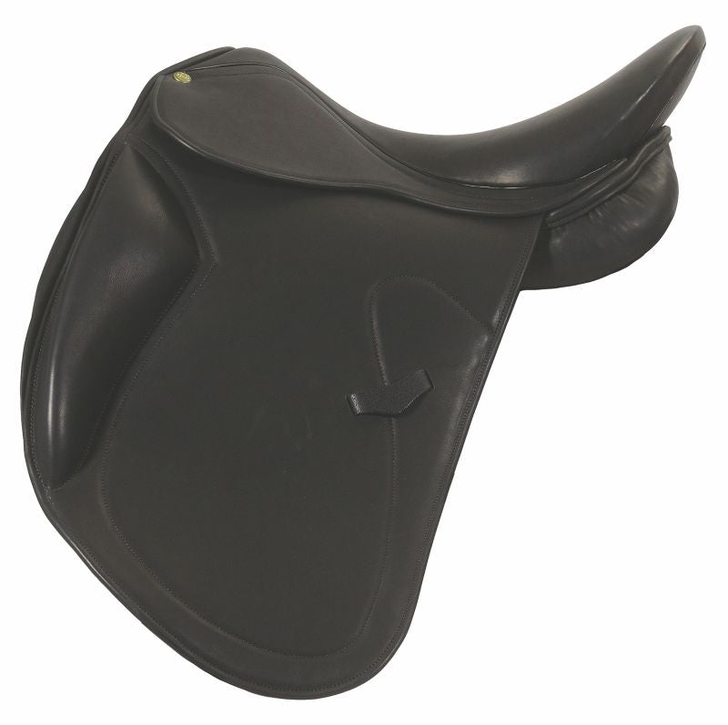HDR Karla Flocked Black Dressage Saddle