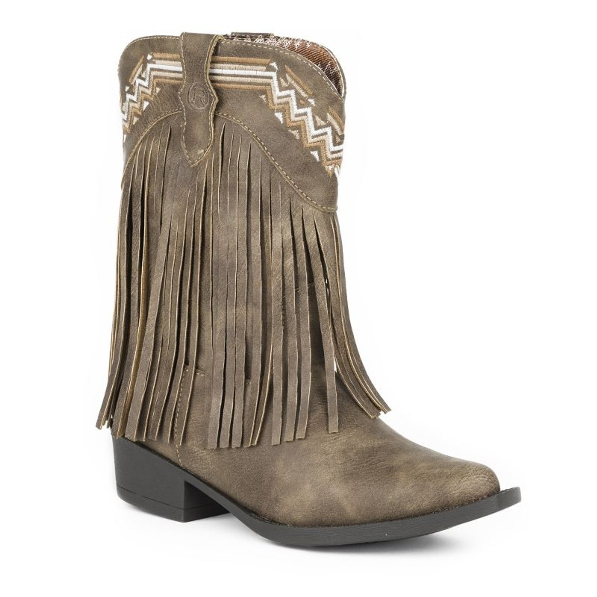 Roper Kids Fringes Snip Toe Boots